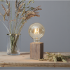 Lampfot E27 Lys | 10cm | brun [Star Trading] 296-01 361980 - 2