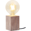 Lampfot E27 Lys | 10cm | brun [Star Trading] 296-01 361980 - 3