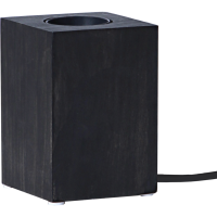 Lampfot E27 Lys | 10cm | svart  [Star Trading]⭐ 361982