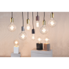 Lampfot E27 Lys | 10cm | svart  [Star Trading]⭐ 296-02 361982 - 3