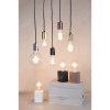 Lampfot E27 Lys | 10cm | vit  [Star Trading]⭐ 361981 - 3