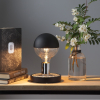 Lampfot E27 Magic | 9cm | svart [Star Trading] 297-53 502103 - 2