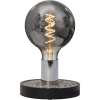Lampfot E27 Magic | 9cm | svart [Star Trading] 297-53 502103 - 3