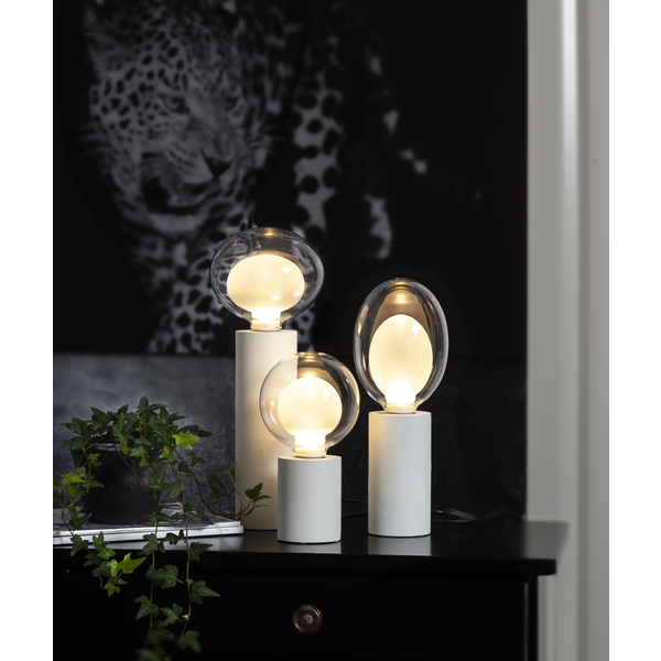 Lampfot E27 Tub | 10cm | vit  [Star Trading]⭐ 361984 - 3