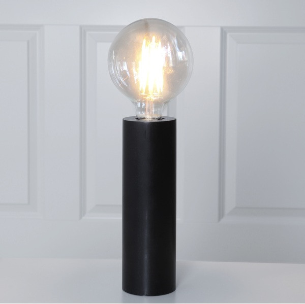 Lampfot E27 Tub | 25cm | svart [Star Trading] 296-62 502108 - 2