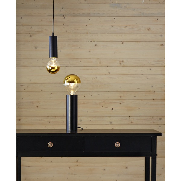 Lampfot E27 Tub | 25cm | svart [Star Trading] 296-62 502108 - 3
