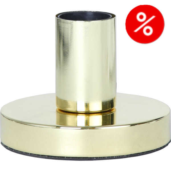 Lampfot Glans E27 | 8,5cm | mässing  [Star Trading]⭐  500505 - 1