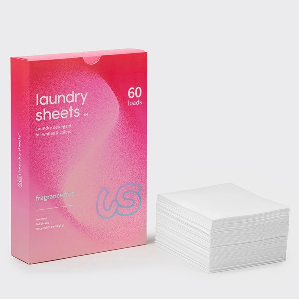 Tvättark 60 ark | vit- & kulörtvätt | Fragrance Free | Laundry Sheets 501941 - 1