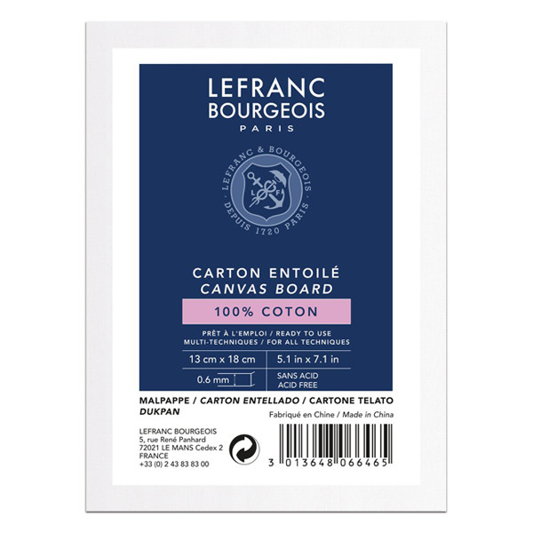 Lefranc Bourgeois Louvre canvas | 13 x 18cm 806646 405148 - 1