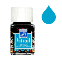 Lefranc Bourgeois Vitrail glas & porslinsfärg 087 | cyan | 50ml 210793 405112