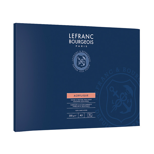 Lefranc Bourgeois akrylfärgspapper A3 | 300g | 15 ark 300686 409993 - 1