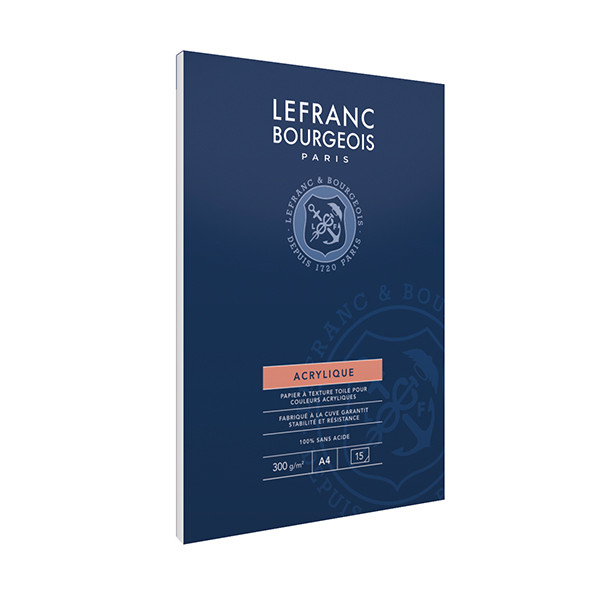 Lefranc Bourgeois akrylfärgspapper A4 | 300g | 15 ark 300687 409994 - 1
