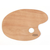 Lefranc Bourgeois träpalett | oval | 33 x 22cm 350215 405136