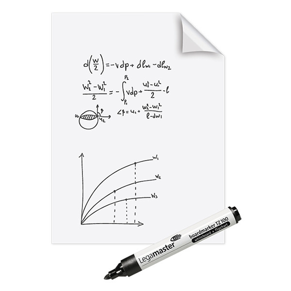 Legamaster Whiteboardfolio 60x 80cm | Legamaster Magic-Chart | 25 ark 7-159100 262001 - 4