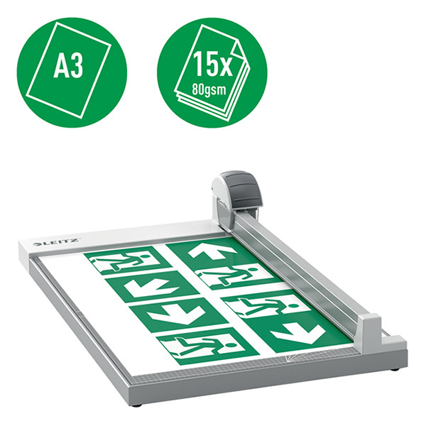 > Pappersskärare rullblad A3 | Leitz Precison Home Office | 15ark 226587 - 2