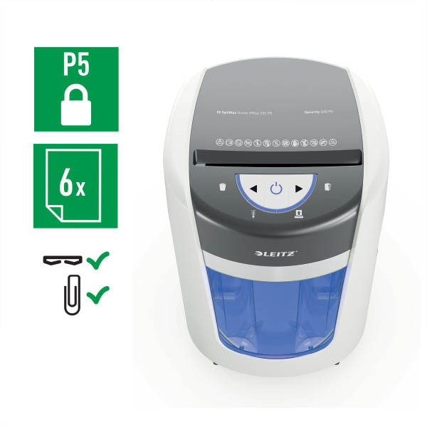 [DP] Dokumentförstörare P5 | Leitz IQ OptiMax [10kg] 213465 - 2
