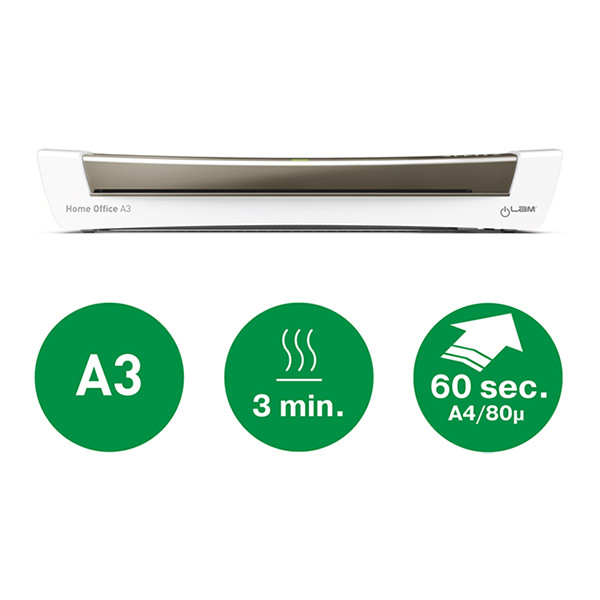 | Lamineringsmaskin A3 | Leitz iLAM Home Office | grå 226026 - 3