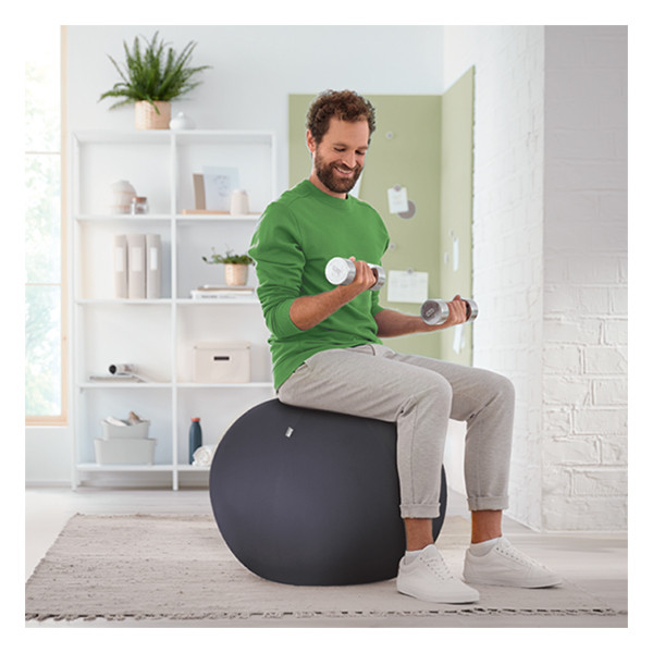 | Sittboll med stoppfunktion | Leitz Ergo | mörkgrå | 65 cm 227626 - 4
