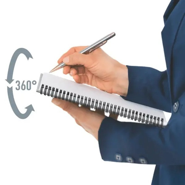 Anteckningsblock A5 linjerat | blå | 90 ark | Leitz Office SE001234 - 4
