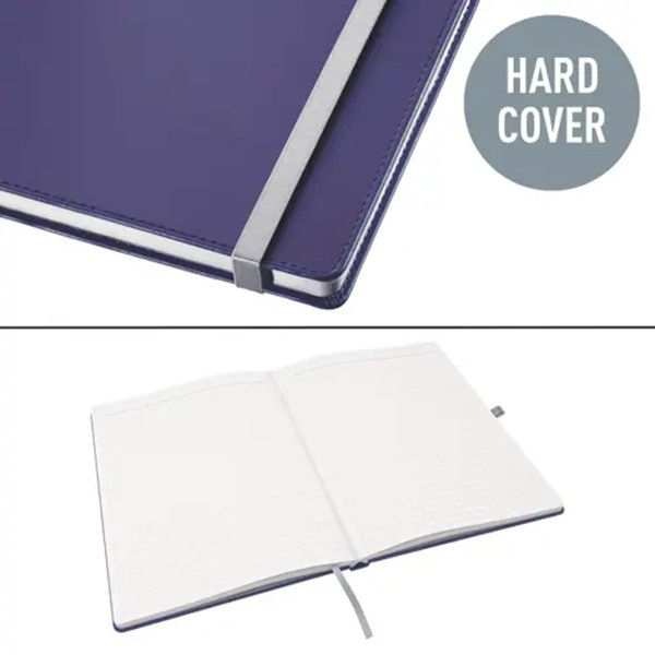 Anteckningsbok A5 linjerat | blå | 80 ark | Leitz Style Hard Cover SE001152 - 3