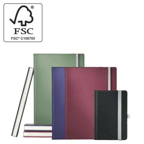 Anteckningsbok A5 linjerat | blå | 80 ark | Leitz Style Hard Cover SE001152 - 6