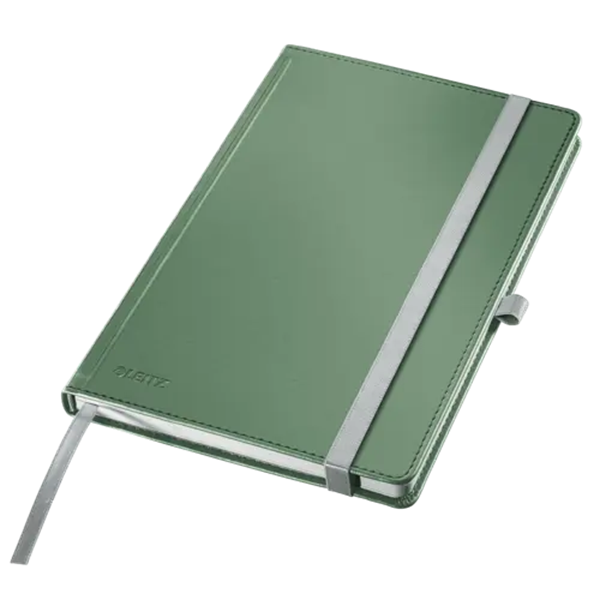 Anteckningsbok A5 linjerat | grön | 80 ark | Leitz Style Hard Cover SE001151 - 1