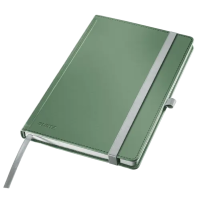 Anteckningsbok A5 linjerat | grön | 80 ark | Leitz Style Hard Cover SE001151