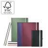 Anteckningsbok A5 linjerat | röd | 80 ark | Leitz Style Hard Cover SE001150 - 6