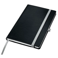 Anteckningsbok A5 linjerat | svart | 80 ark | Leitz Style Hard Cover SE001153