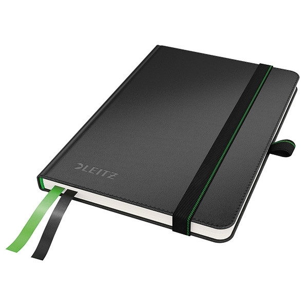 Anteckningsbok A6 linjerat | svart | 80 ark | Leitz 4480 Complete 211554 - 1