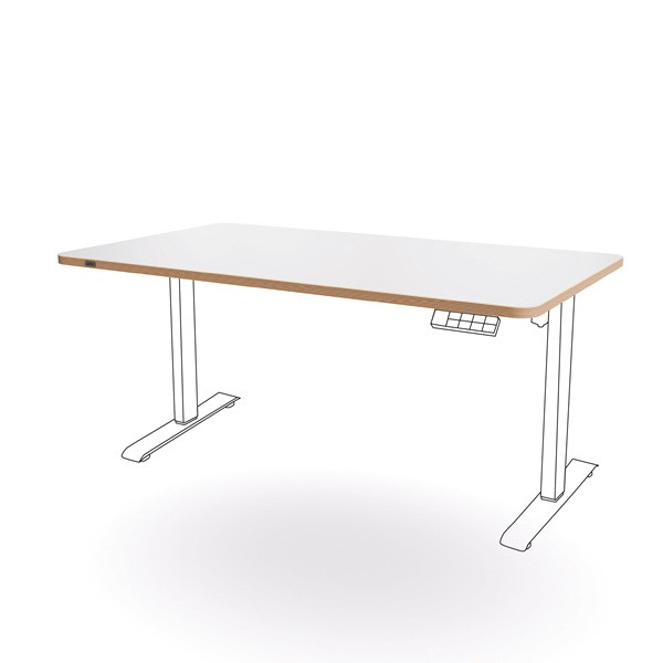 Bordsskiva 140x80cm | Leitz Ergo | vit SE001520 - 1