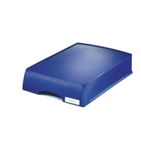 Leitz Brevkorg med låda | Leitz 5210 Plus | blå 52100035 202521