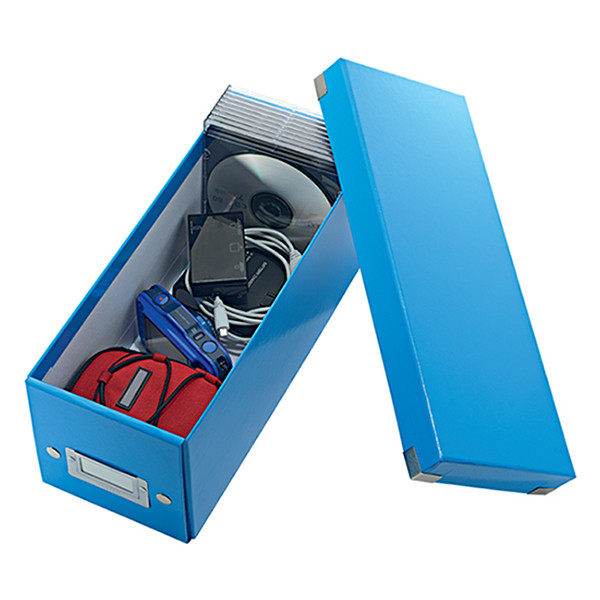 Leitz CD-box | Leitz 6041 WOW Click & Store | blå metallic 60410036 211128 - 3