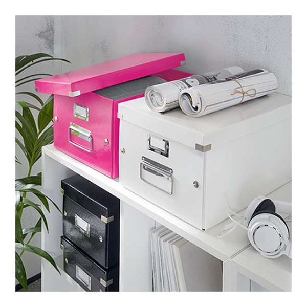 Leitz CD-box | Leitz 6041 WOW Click & Store | rosa metallic 60410023 211126 - 4