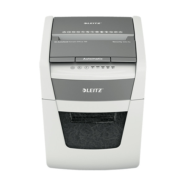 Leitz Dokumentförstörare P4 | Leitz IQ Auto+ Small Office 50X [11,5kg] 80350000 227622 - 1