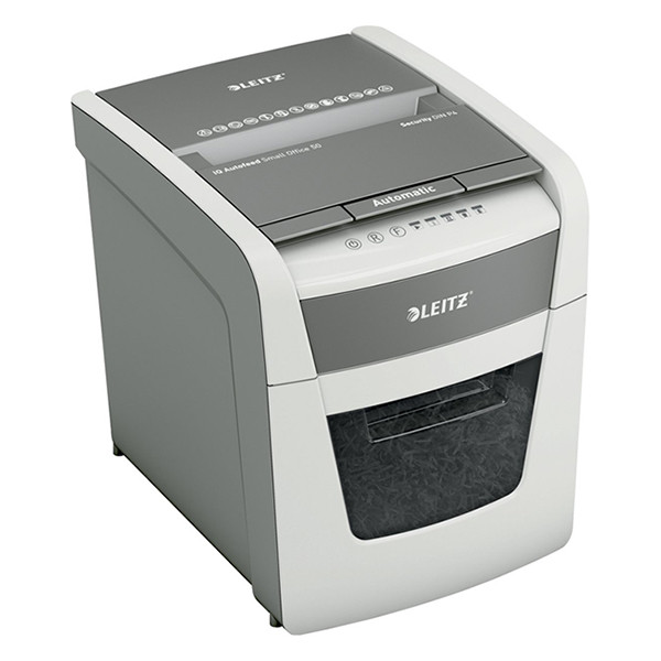 Leitz Dokumentförstörare P4 | Leitz IQ Auto+ Small Office 50X [11,5kg] 80350000 227622 - 2