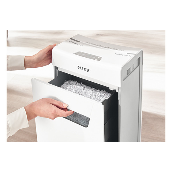 Leitz Dokumentförstörare P4 | Leitz IQ Protect Premium 10X [5kg] 80920000 226558 - 4