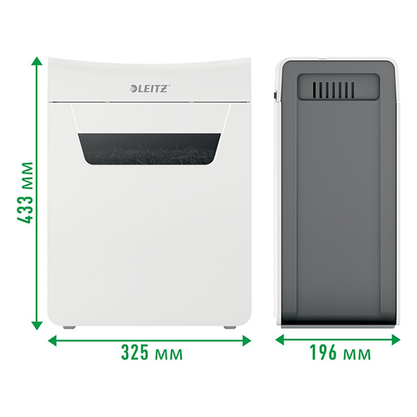 Leitz Dokumentförstörare P4 | Leitz IQ Protect Premium 8X [5kg] 80910000 226557 - 4