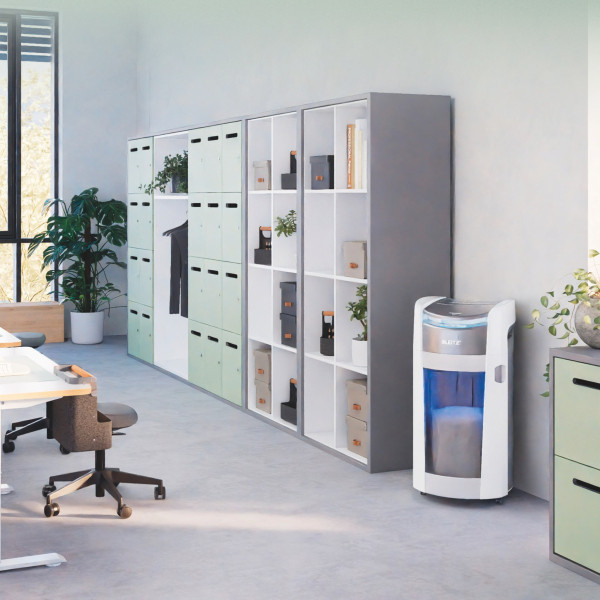 Dokumentförstörare P4 | Leitz OptiMax Auto Office 600 [29kg] SE001501 - 5