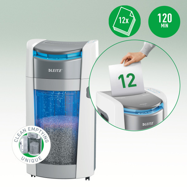 Dokumentförstörare P4 | Leitz OptiMax Auto Office 600 [29kg] SE001501 - 7