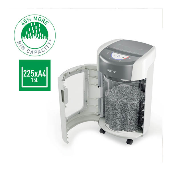 Dokumentförstörare P5 | Leitz IQ OptiMax [10kg] 213465 - 3