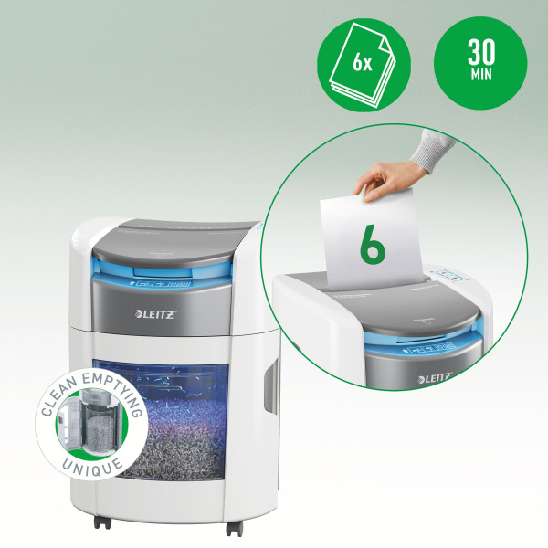 Dokumentförstörare P5 | Leitz OptiMax Auto Home Office 150 [15kg] SE001494 - 7