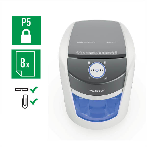 Dokumentförstörare  P5 | Leitz Optimax Small Office 350 [14kg] 213466 - 2