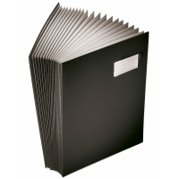 Dragspelsmapp A4 20 fack | Leitz | svart 202870