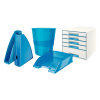 Leitz Förvaringslåda 5 lådor | Leitz 5214 WOW | vit/blå metallic 52142036 202541 - 3