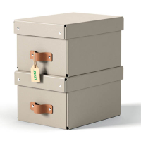 Förvaringslåda 7L beige | Leitz Puro | 2st 213447