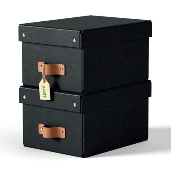 Förvaringslåda 7L svart | Leitz Puro | 2st 213449 - 1