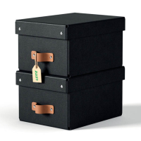 Förvaringslåda 7L svart | Leitz Puro | 2st 213449