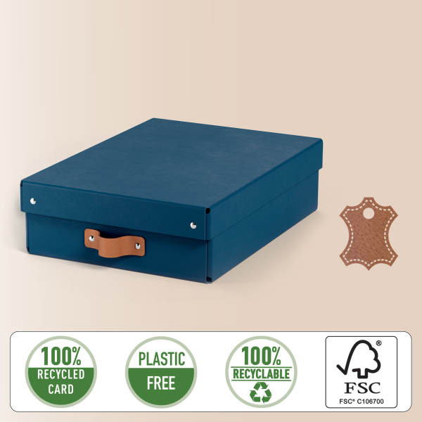 Förvaringslåda 8L blå | Leitz Puro | 2st 213452 - 2