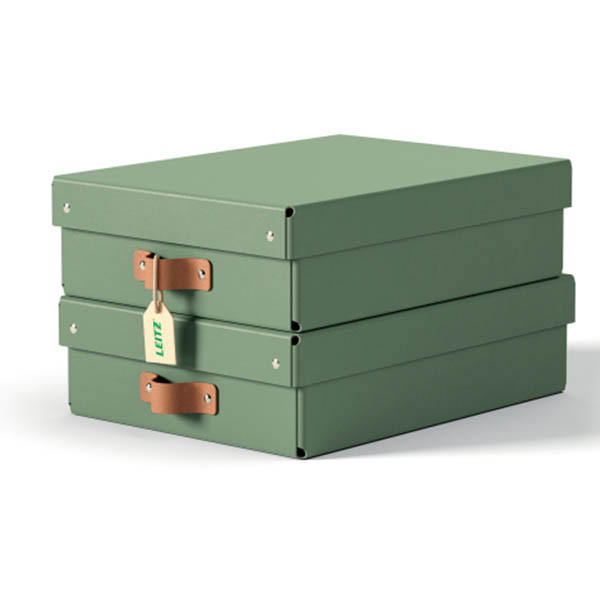 Förvaringslåda 8L grön | Leitz Puro | 2st 213450 - 1
